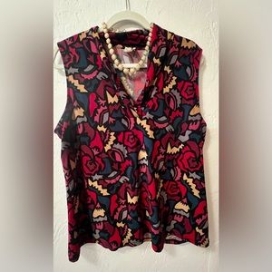 Anne Klein * Women’s XL * Sleeveless top * Abstract Print